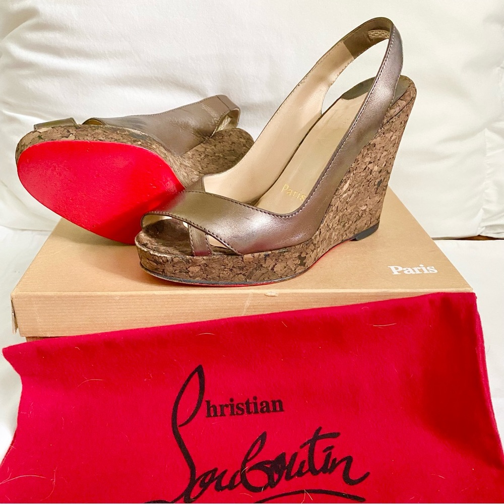 Christian Louboutin Cork Sandals
